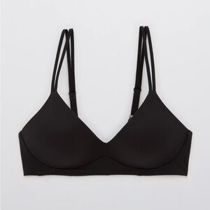 Aerie Black Sunnie Wireless Bra NWOT